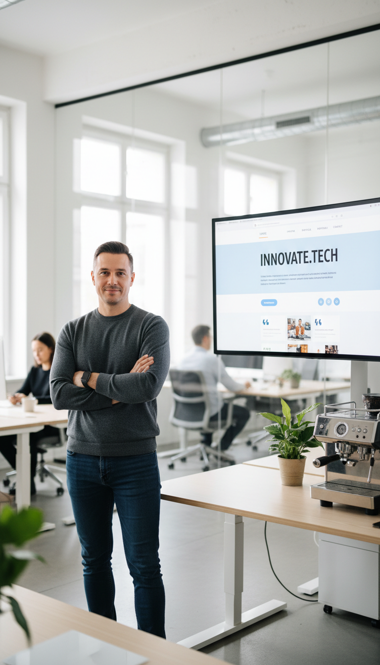 modern website