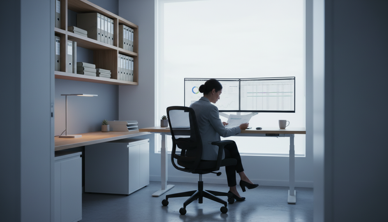 accountant desk
