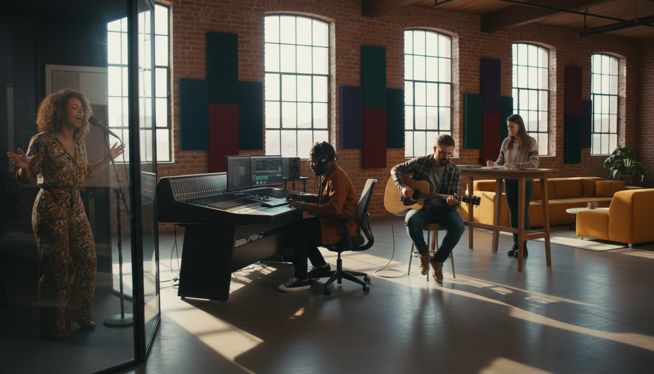 music recording studio