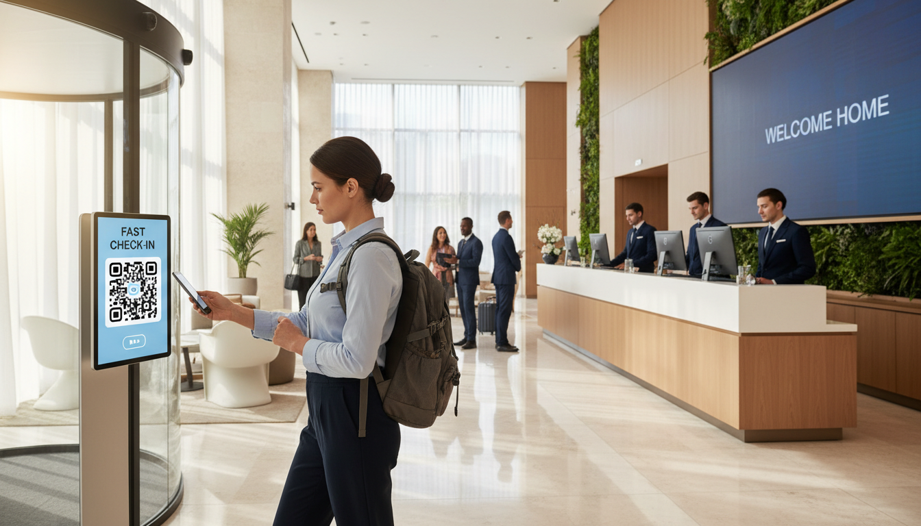 hotel lobby technology