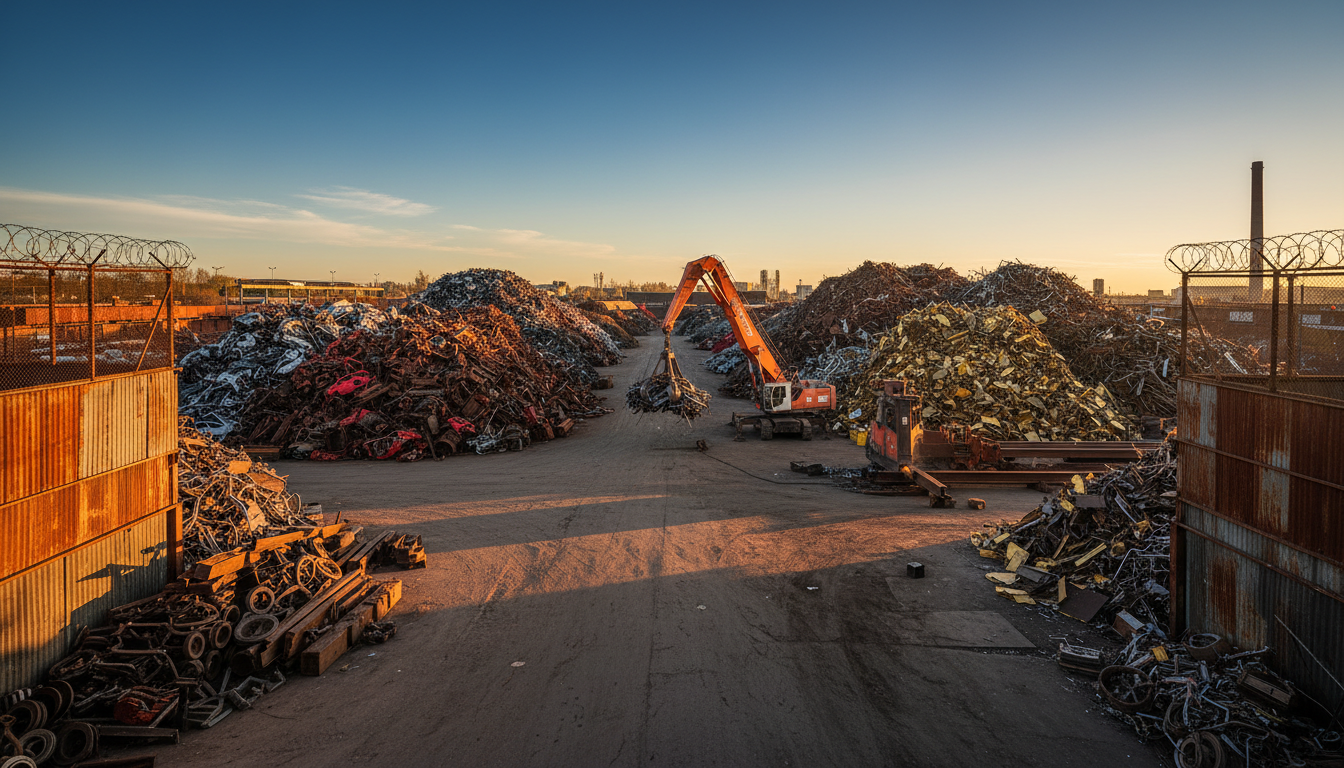 scrap metal yard