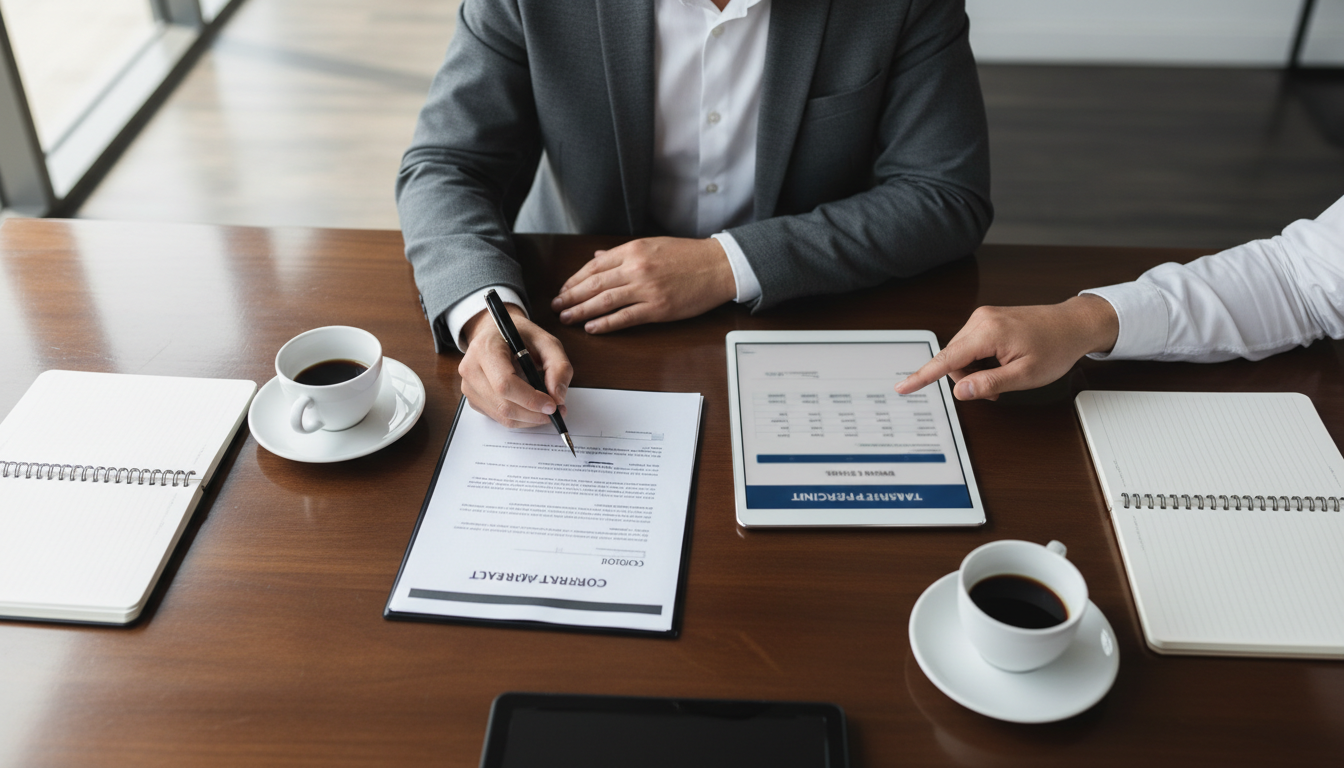 negotiation table