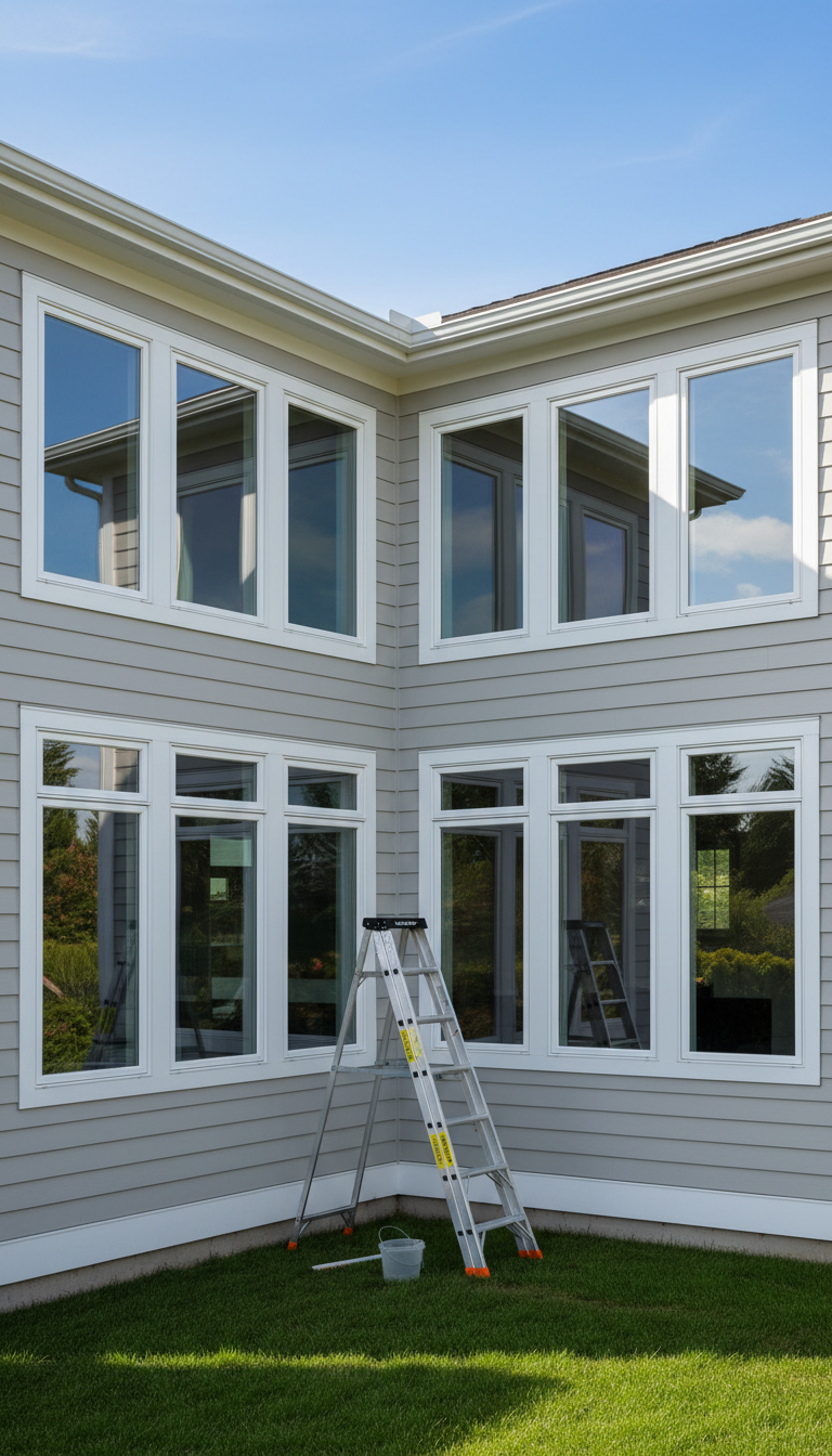 clean house facade