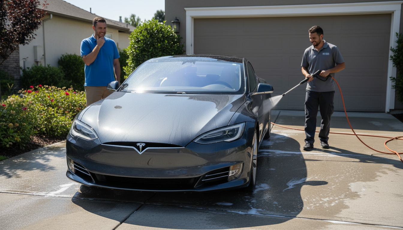 car exterior cleaning