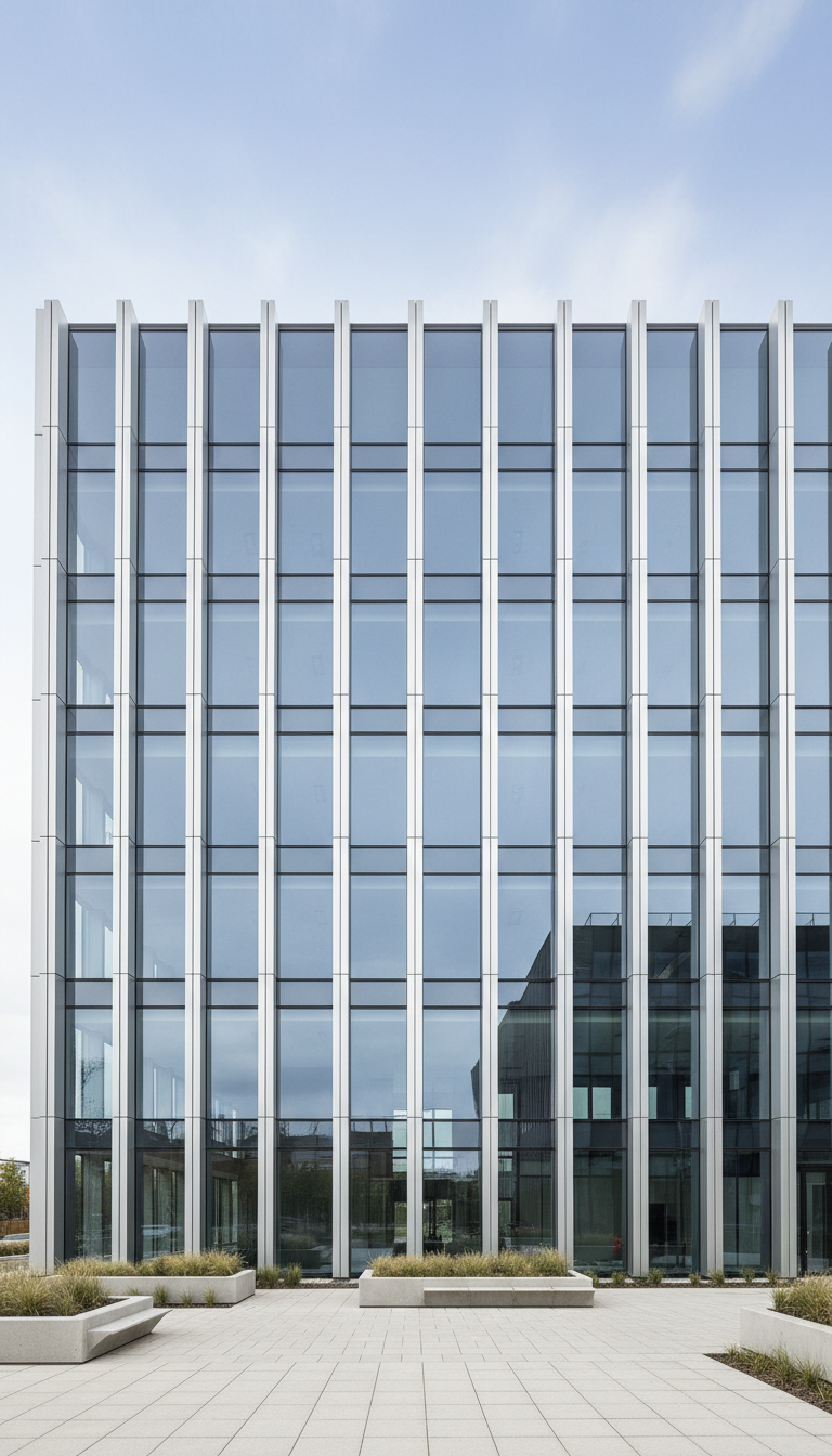 modernes gebäude fenster
