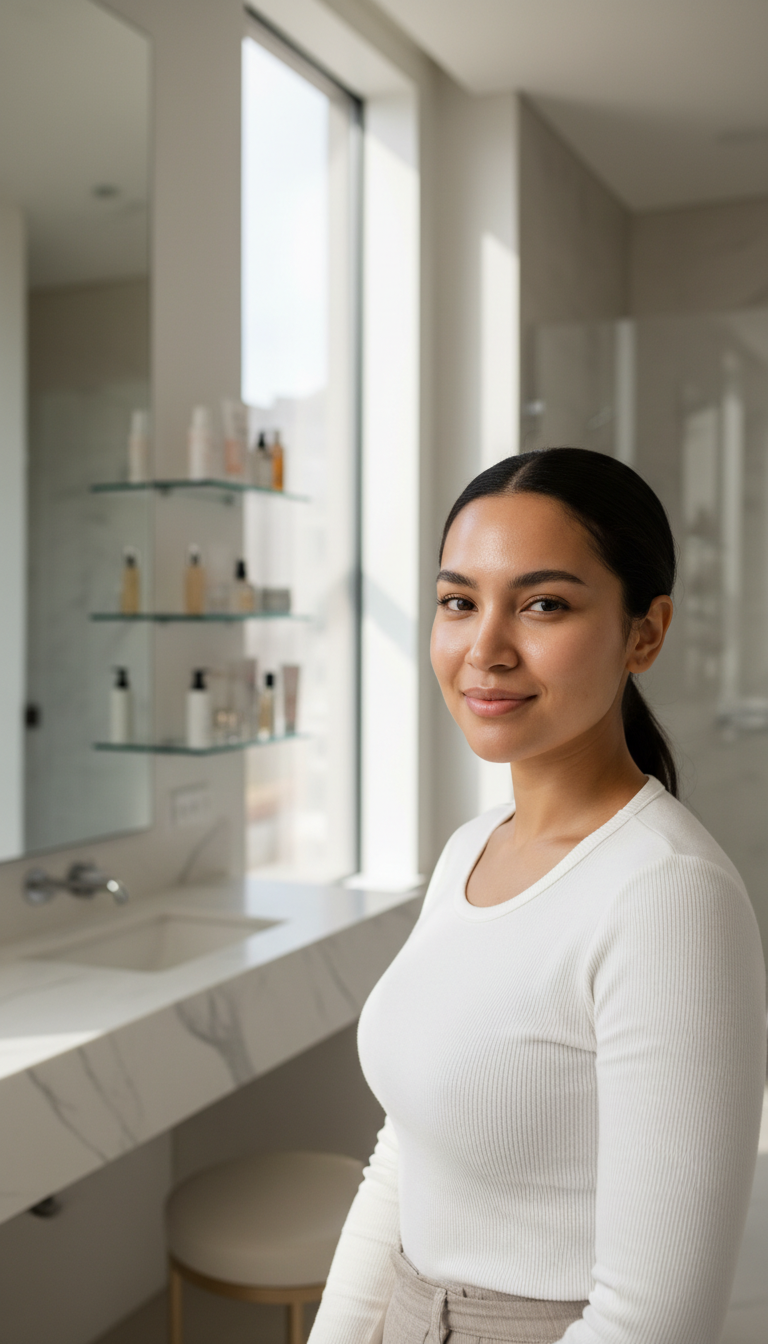 before and after skincare