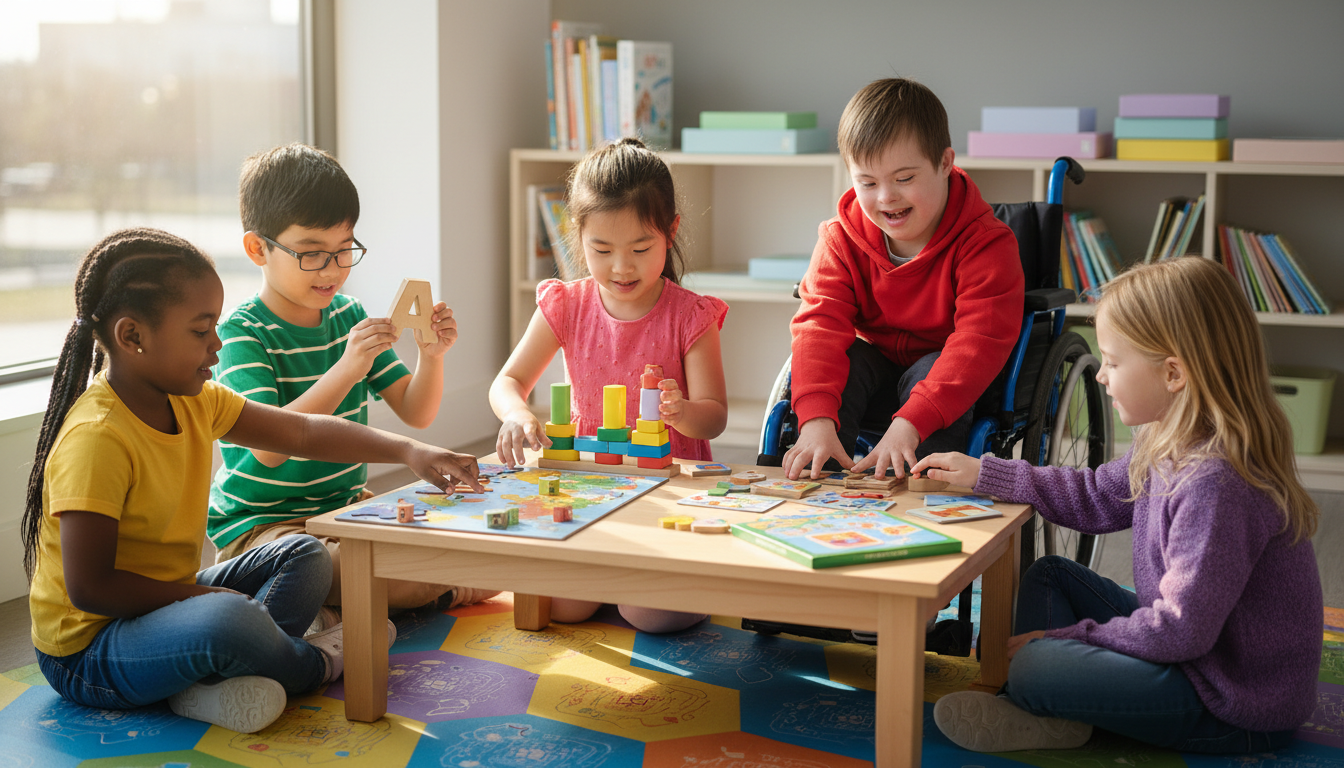 children playing games