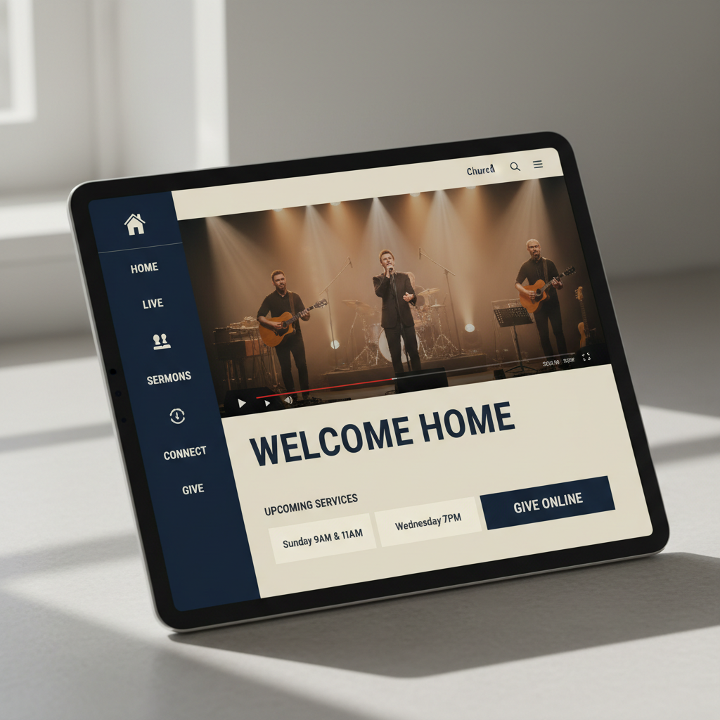 church website design