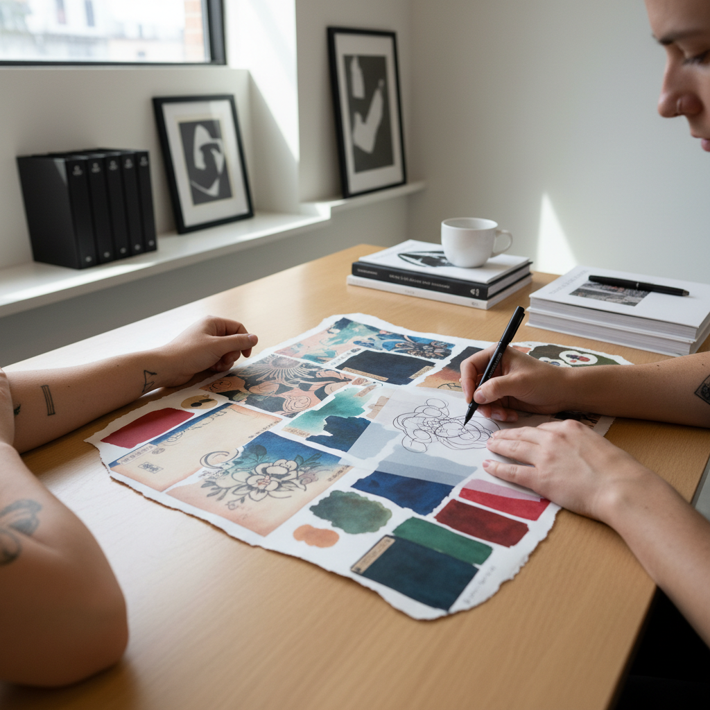 tattoo design process