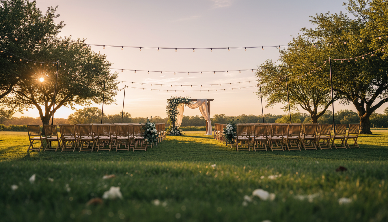 outdoor wedding venue