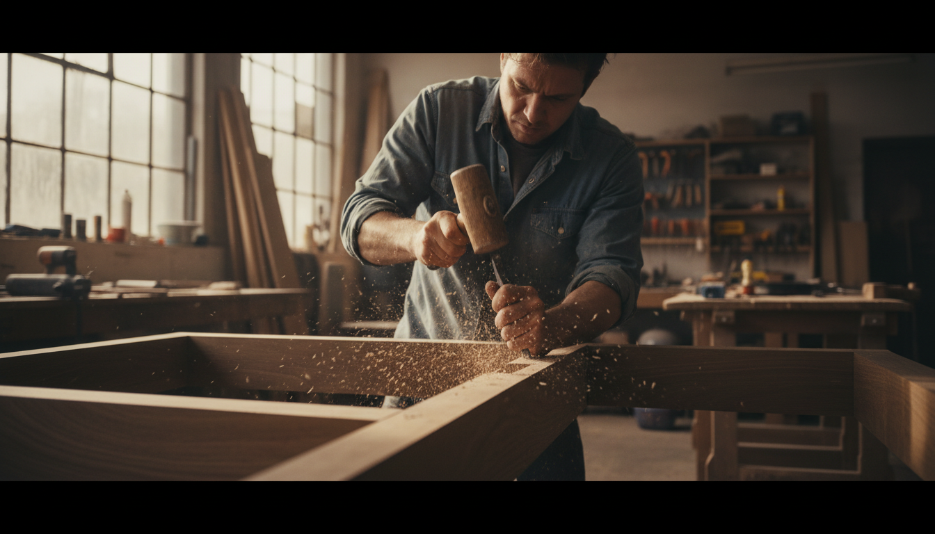 craftsman at work