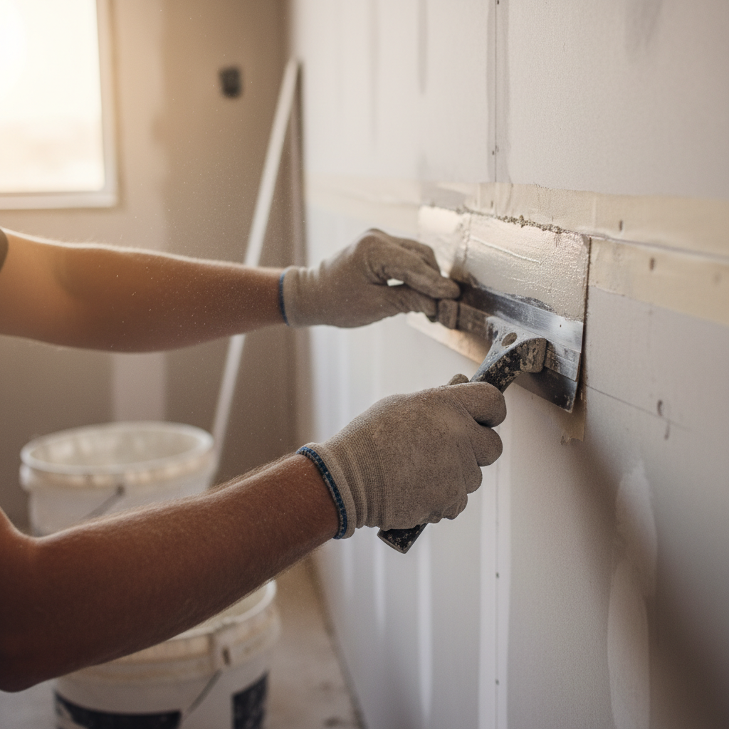 sanding drywall