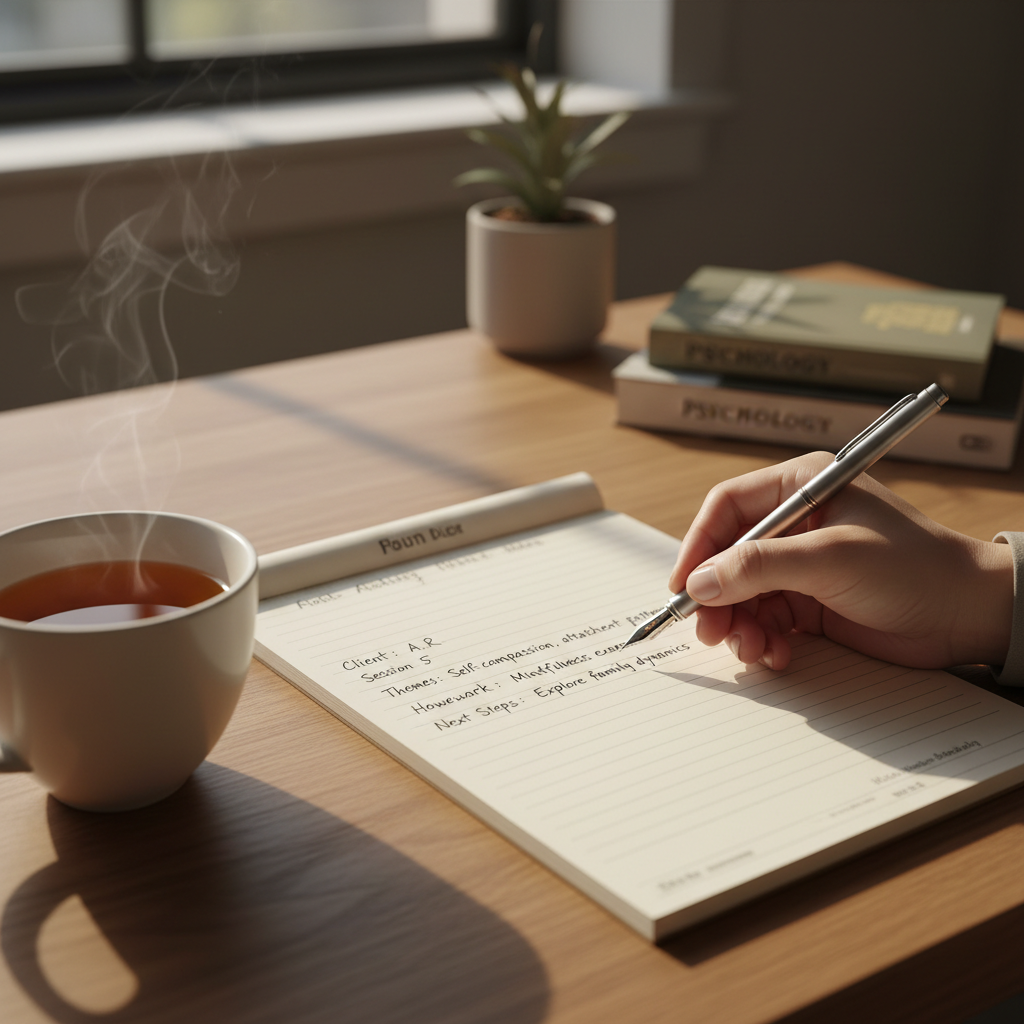 therapist desk