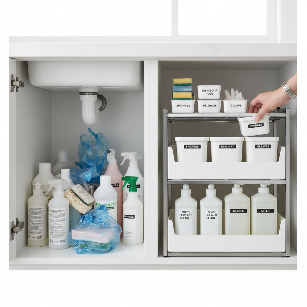 smart bathroom storage