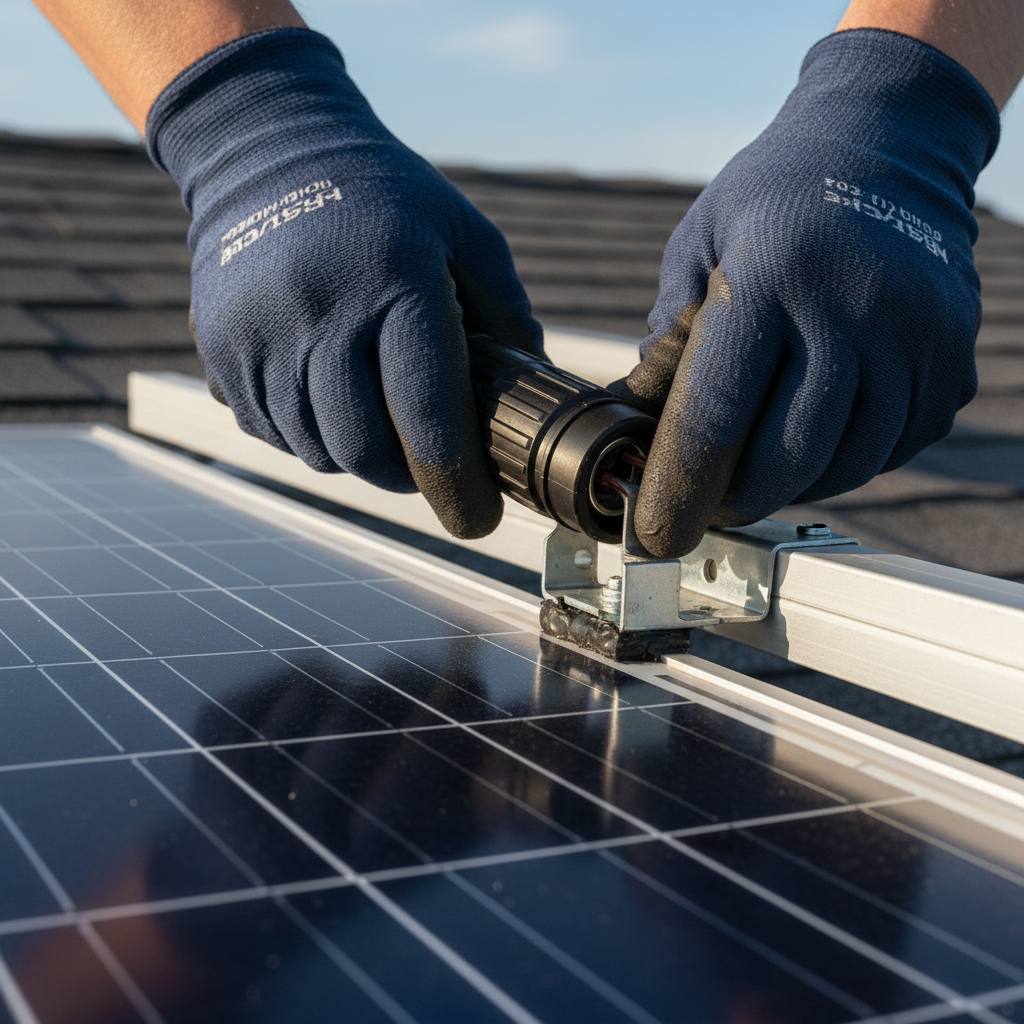 solar panels construction