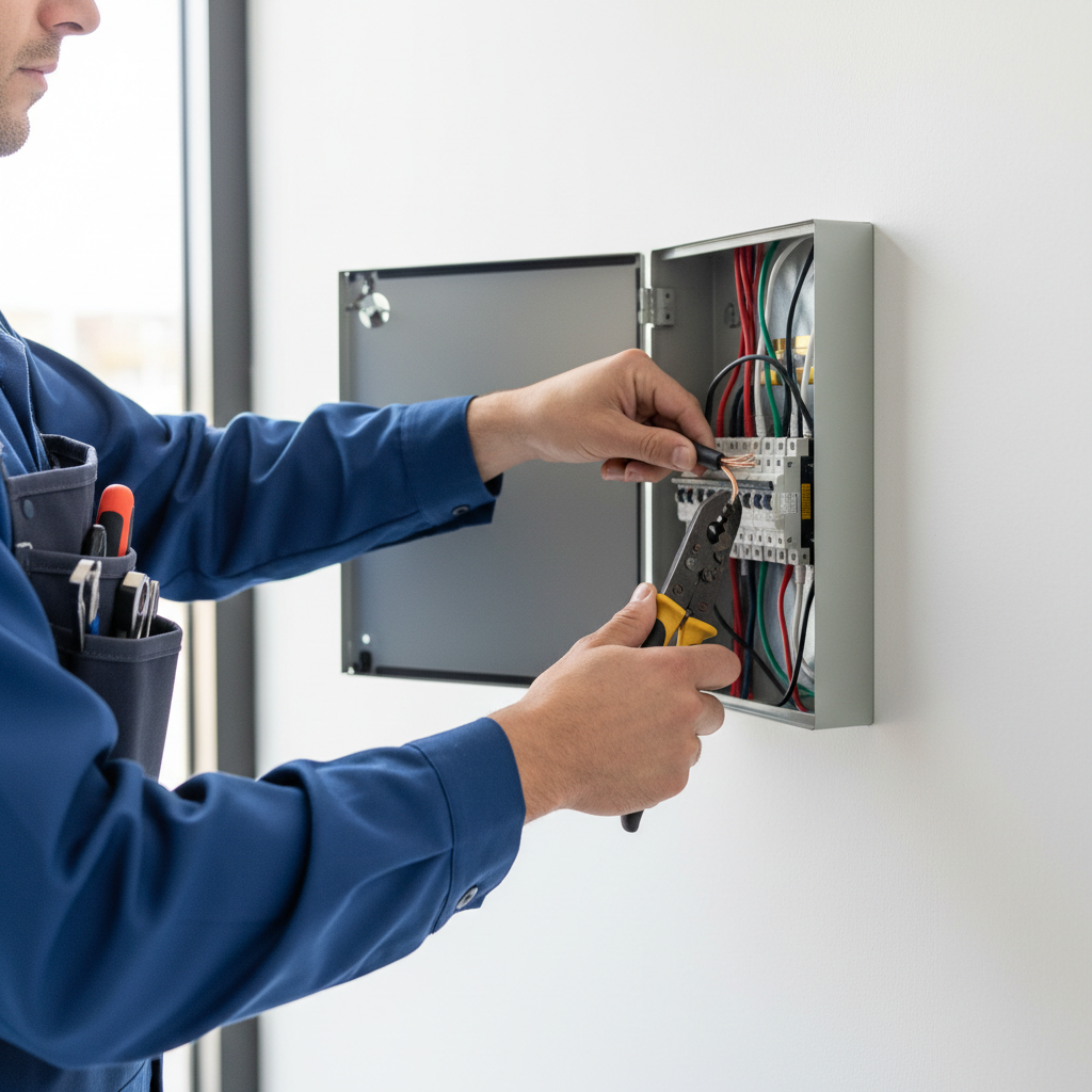 electrician working