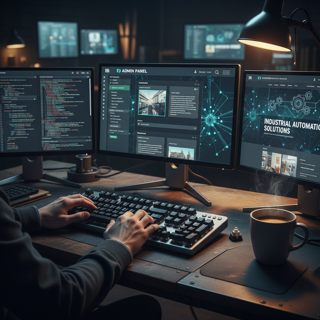 developer at work