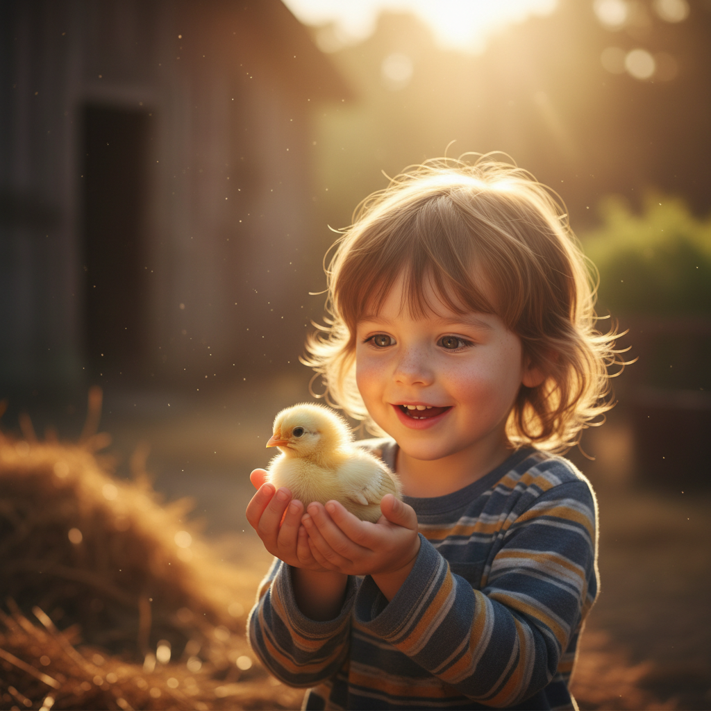 children farm activities