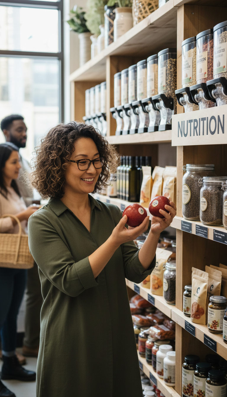 health conscious shopping