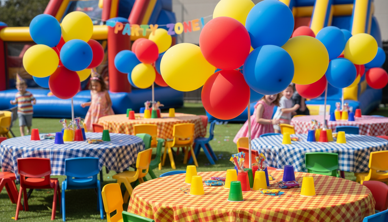 party table setup