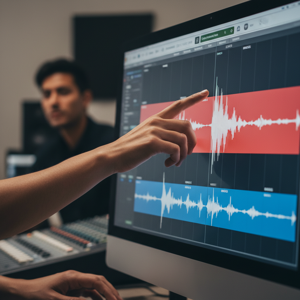 audio waveform