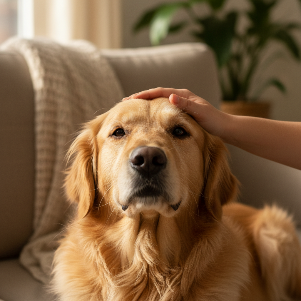 golden retriever family