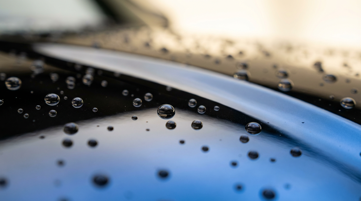 clean car reflection