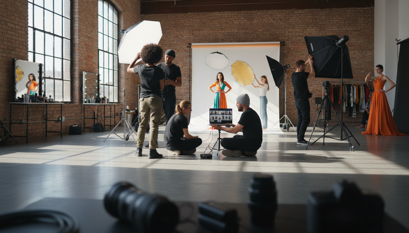 photoshoot teamwork