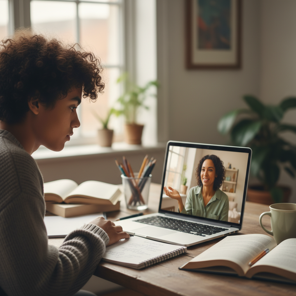 online tutoring session