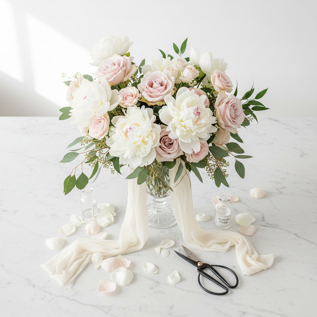 floral wedding centerpiece