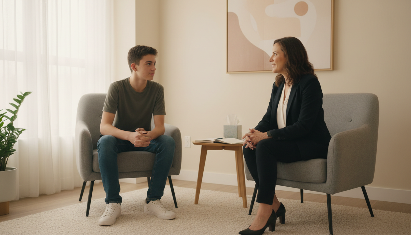 therapist and patient