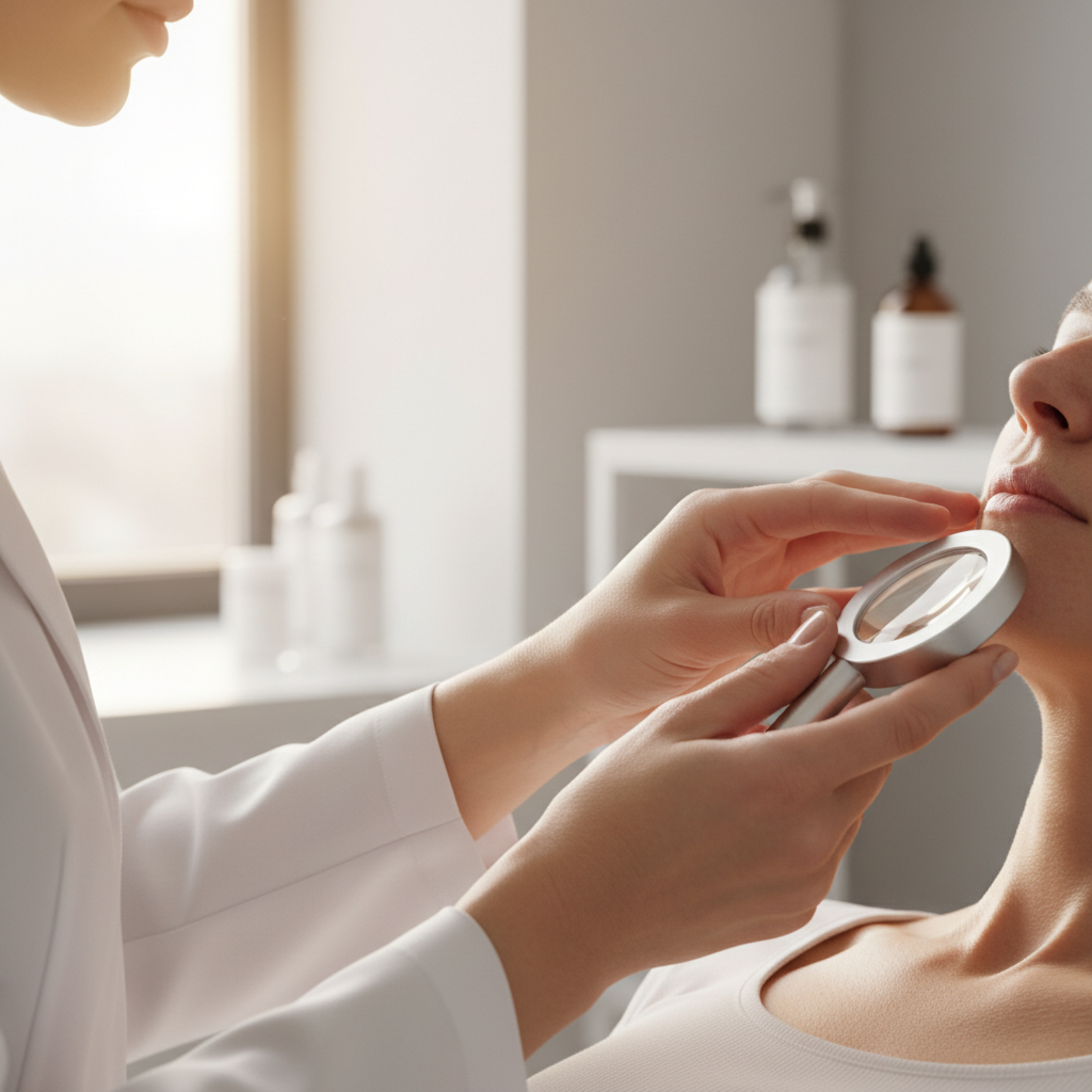 dermatologist examination