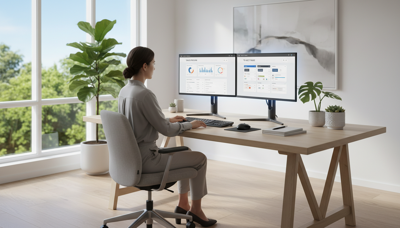 remote work office