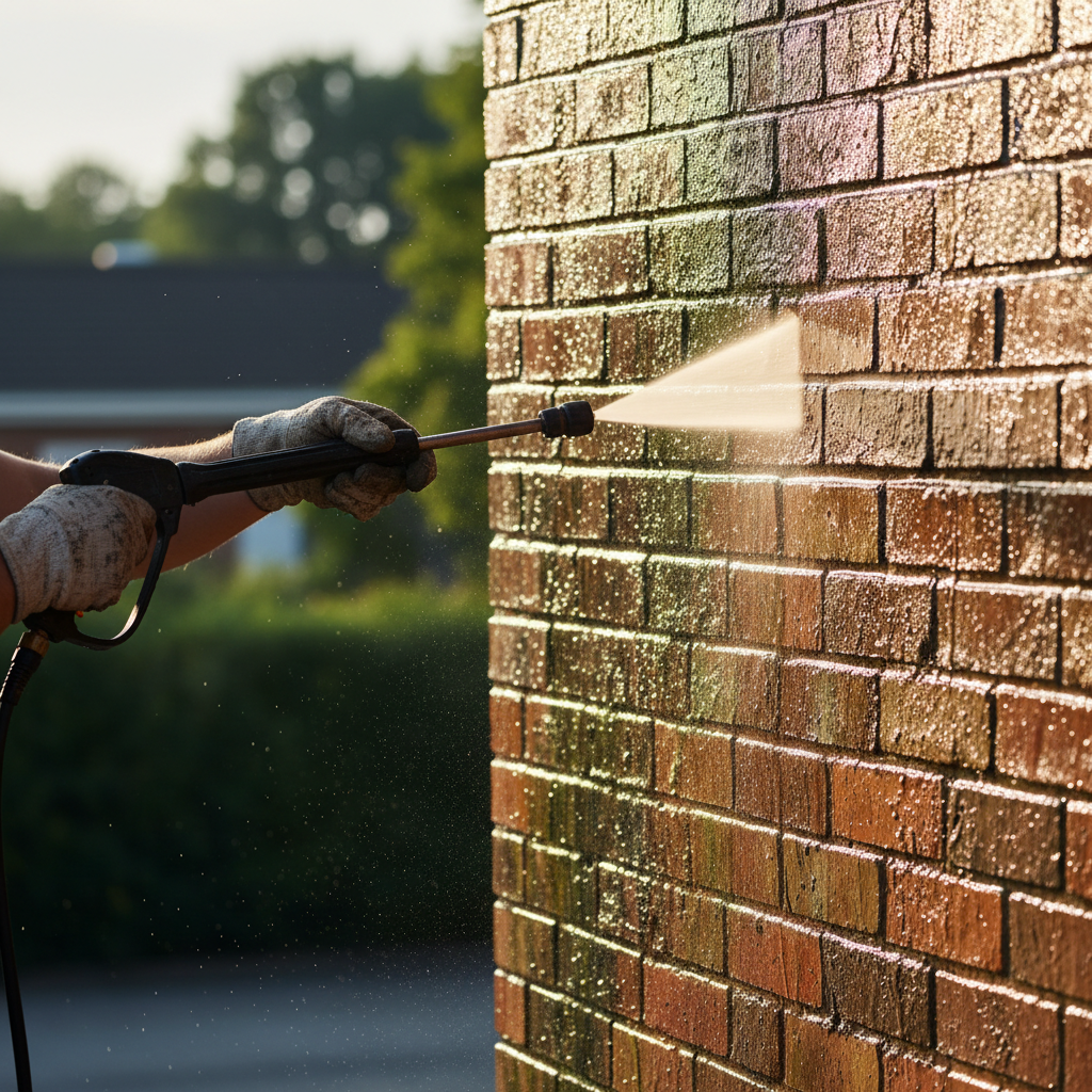pressure washing technique