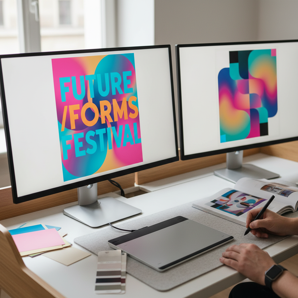 graphic design office