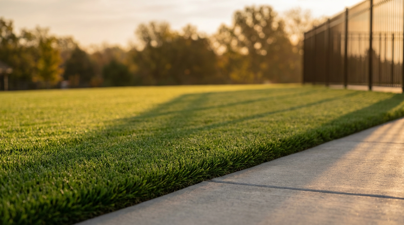 rainy weather lawn
