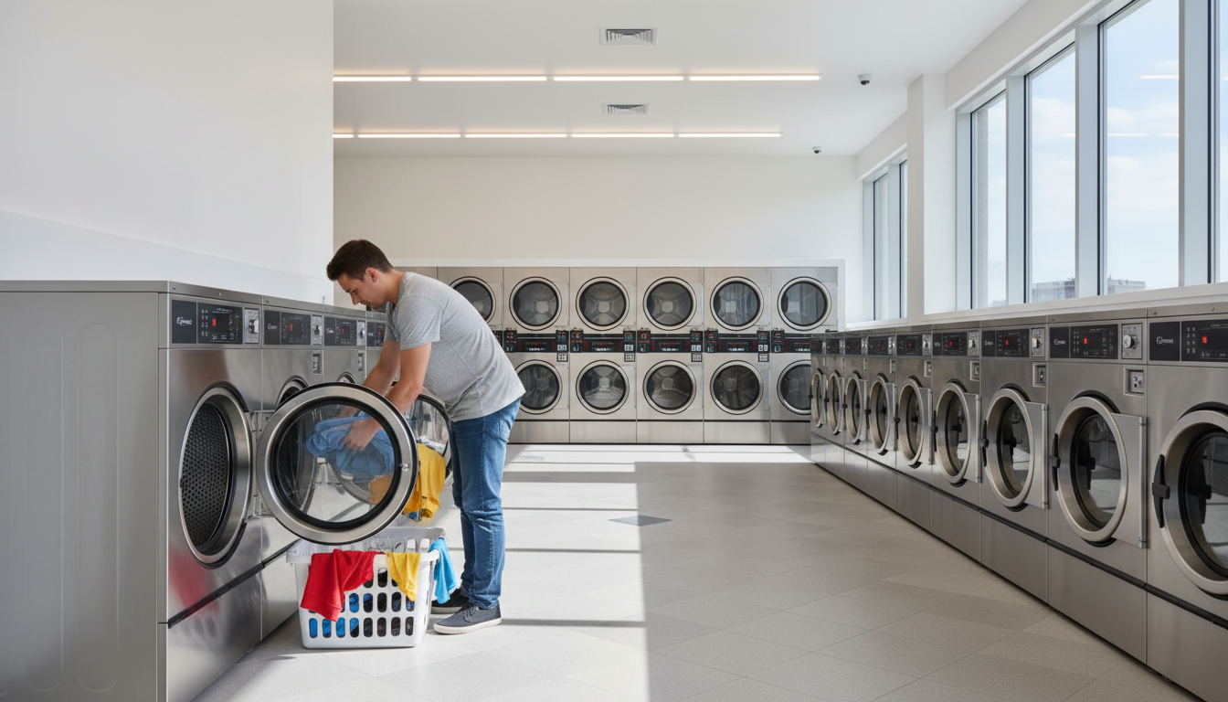 modern laundromat