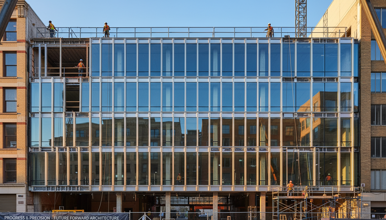fibra de vidro construção