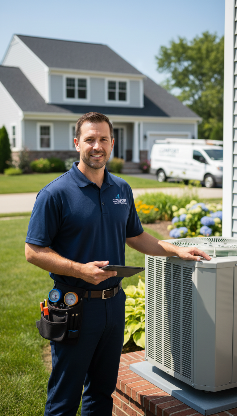 repairing air conditioner