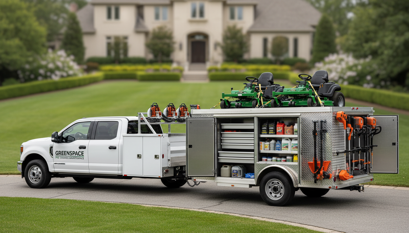 landscaping truck