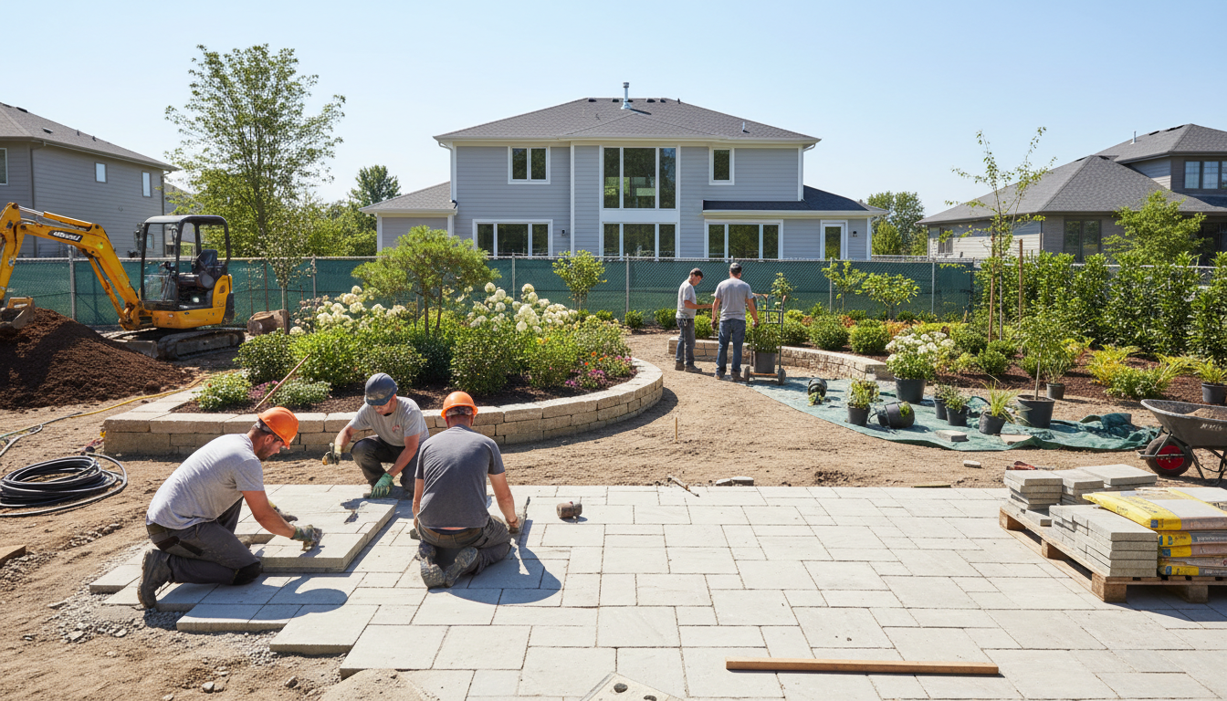 construction site backyard