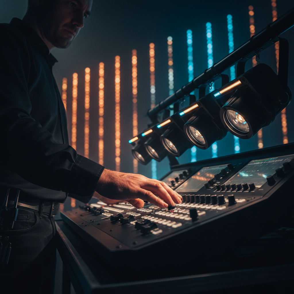 professional lighting team