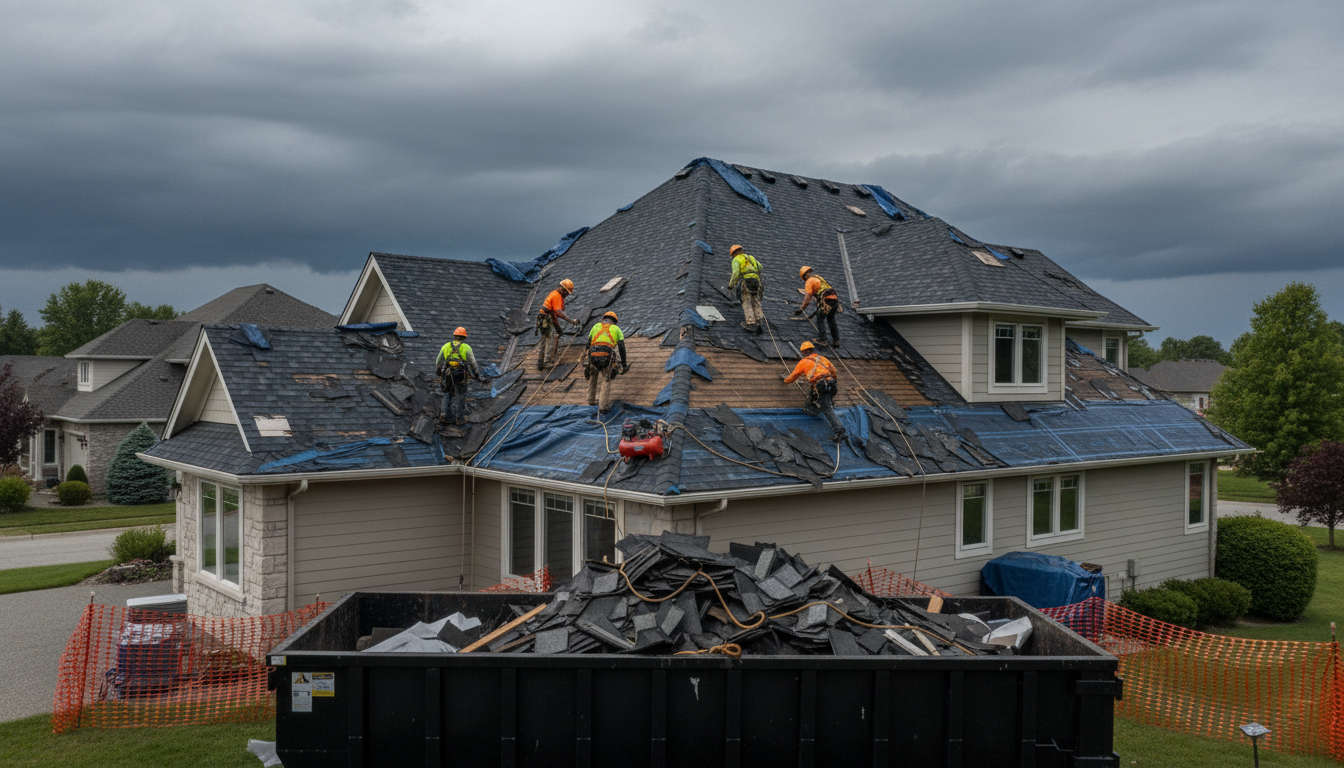 roofing project