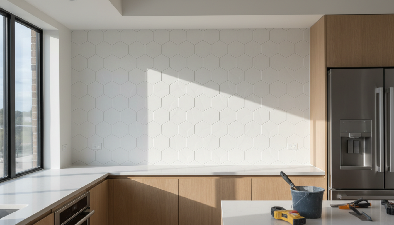 colorful backsplash
