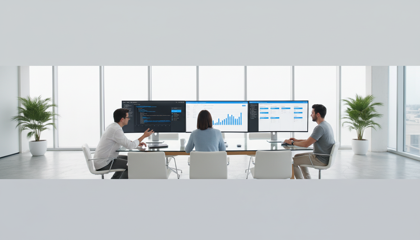 sustainable office teamwork