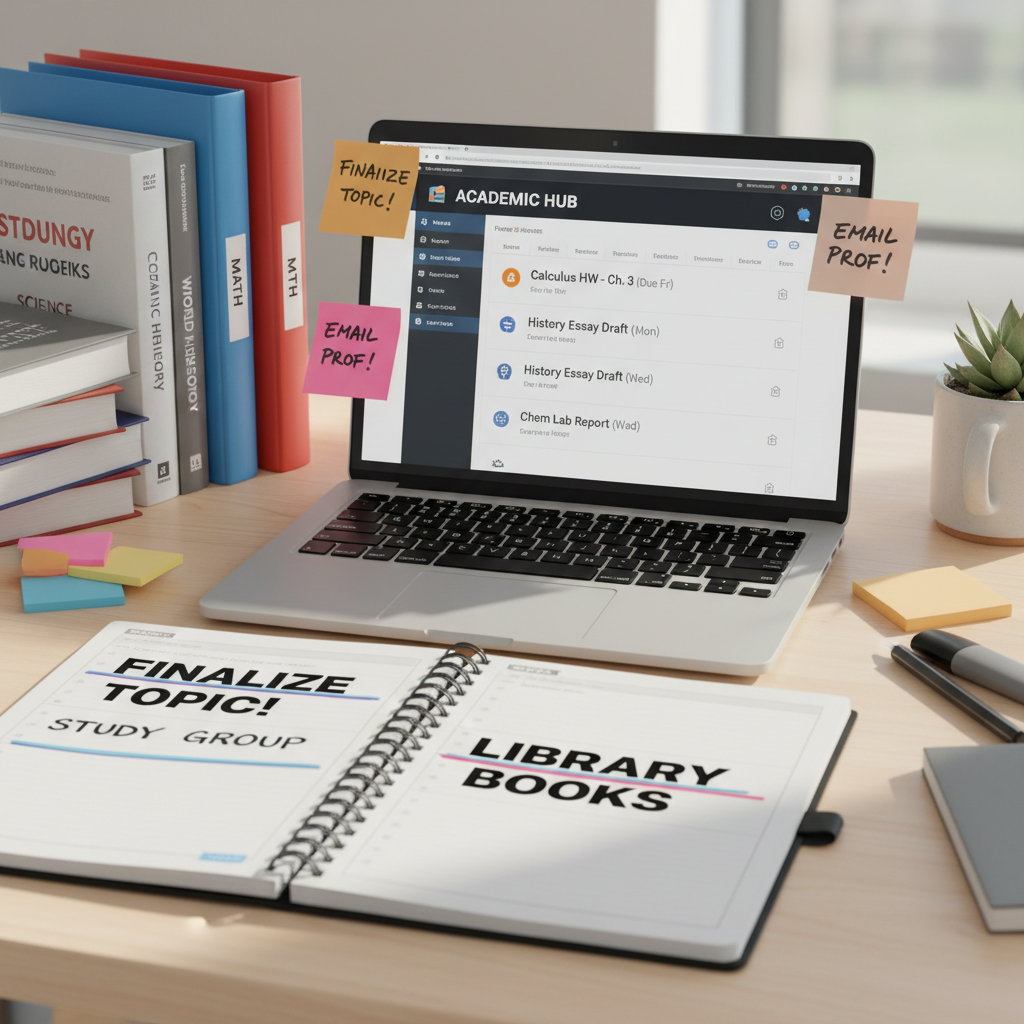 study space organization