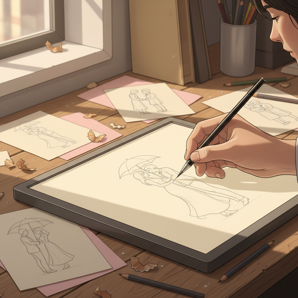 artistic couple