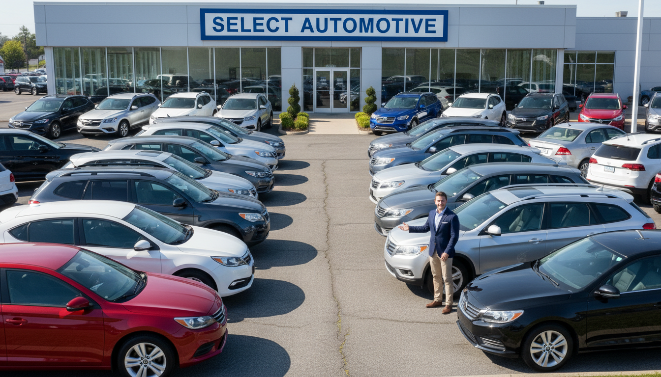 used car lot