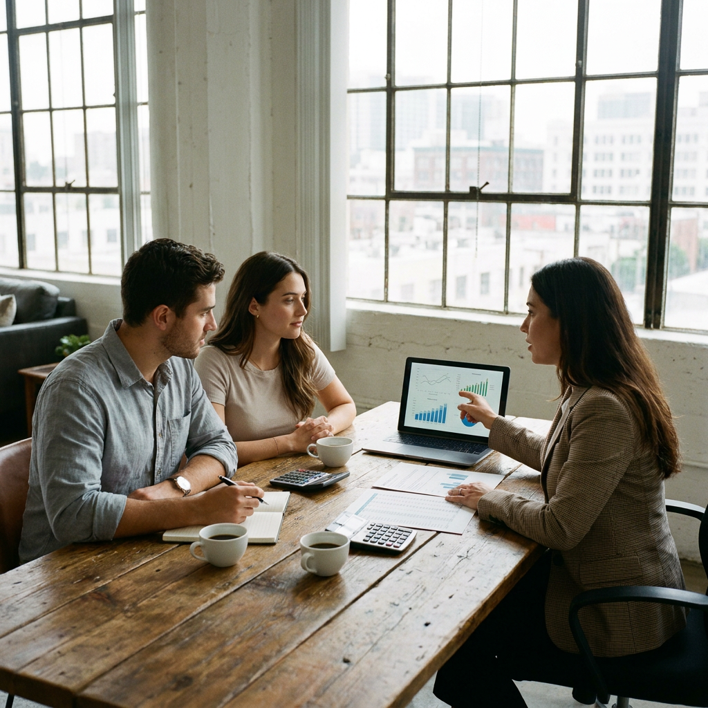couple finance discussion