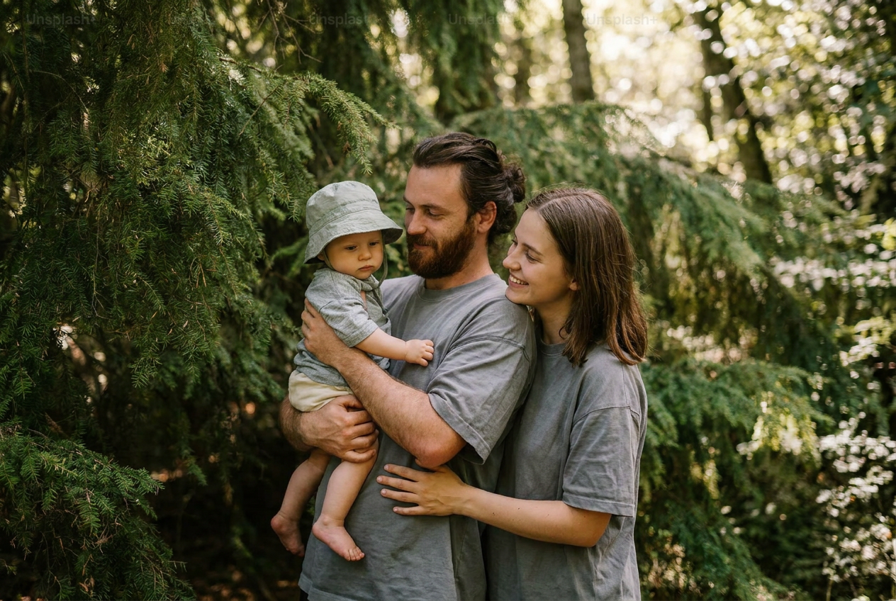 family with baby